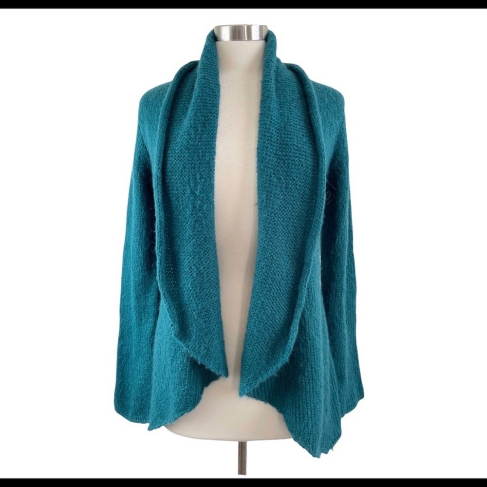 Anthropologie Wooden Ships | Mohair Wool Blend Wrap Cardigan Sweater size M/L